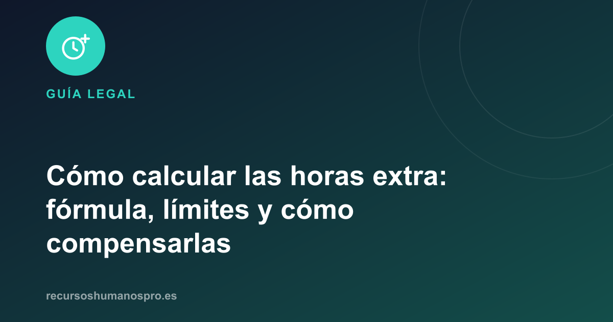 Portada del artículo: Cómo calcular las horas extra: fórmula y límites