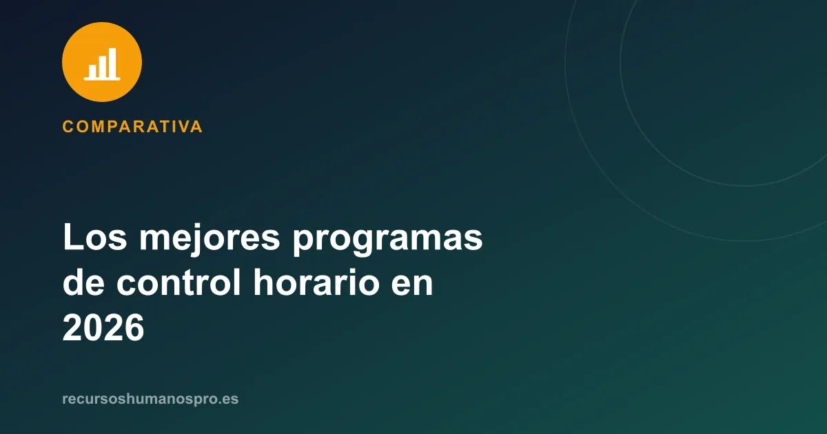 Portada del artículo: Los mejores programas de control horario en 2026